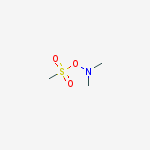 N,N-DIMETHYL-O-(METHYLSULFONYL)HYDROXYLAMINE结构式