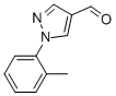 Structure of 1-(2-methylphenyl)-1H-pyrazole-4-carbaldehyde