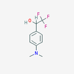 Benzenemethanol, 4-(dimethylamino)-a-(trifluoromethyl)-结构式