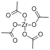 Structure of Zirconium acetate