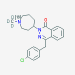 Structure of Azelastine-13C,d3