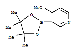 Structure of 4-METHOXY-3-(4,4,5,5-TETRAMETHYL-[1,3,2]DIOXABOROLAN-2-YL)-PYRIDINE
