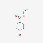 Chemical structure of cis-Ethyl 4-hydroxycyclohexanecarboxylate