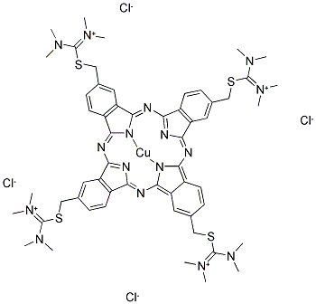 Structure of ALCIAN BLUE 8GX