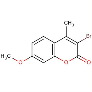 2H-1-Benzopyran-2-one, 3-bromo-7-methoxy-4-methyl-结构式