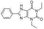 Structure of 1,3-DIETHYL-8-PHENYLXANTHINE
