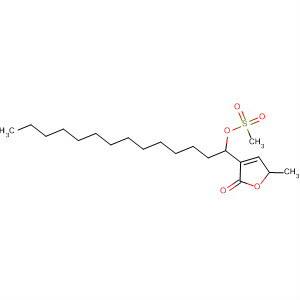 2(5H)-Furanone, 5-methyl-3-[1-[(methylsulfonyl)oxy]tetradecyl]-