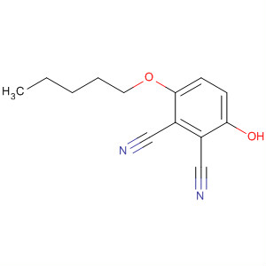 Structure of 1,2-Benzenedicarbonitrile, 3-hydroxy-6-(pentyloxy)-
