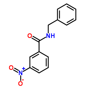Structure of N-benzyl-3-nitrobenzamide