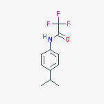 Structure of 2,2,2-Trifluoro-N-(4-isopropylphenyl)acetaMide