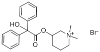 Structure of MEPENZOLATE BROMIDE