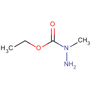 Structure of Hydrazinecarboxylic acid, 1-methyl-, ethyl ester