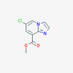 Structure of IMidazo[1,2-a]pyridine-8-carboxylic acid, 6-chloro-, Methyl ester