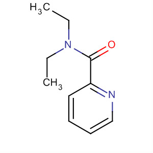 Structure of 2-Pyridinecarboxamide, N,N-diethyl-