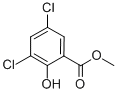 3,5-Dichloro-2-hydroxybenzoic acid methyl ester结构式