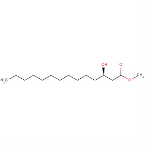 Structure of R-(3)-HYDROXYMYRISTIC ACID, METHYL ESTER