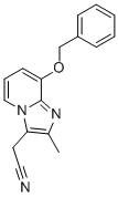 Structure of 3-(CYANOMETHYL)-2-METHYL-8-(PHENYLMETHOXY)IMIDAZO[1,2-ALPHA]PYRIDINE