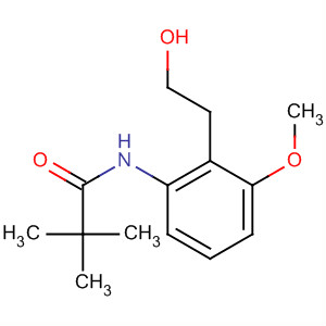 Structure of Propanamide, N-[2-(2-hydroxyethyl)-3-methoxyphenyl]-2,2-dimethyl-