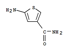3-Thiophenecarboxamide,5-amino-结构式