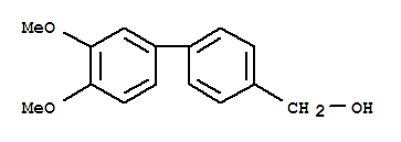 Structure of 4-(3,4-Dimethoxyphenyl)benzyl alcohol
