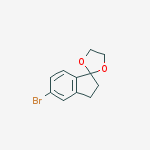 Structure of 5-Bromo-1,1-(ethylenedioxo)-indane