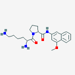 lys-pro 4-methoxy-B-naphthylamide*dihydrochloride结构式