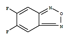 Structure of 2,1,3-Benzoxadiazole,5,6-difluoro-