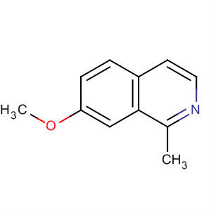 Isoquinoline, 7-methoxy-1-methyl-结构式
