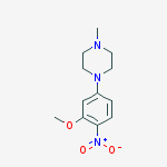 Structure of 1-(3-Methoxy-4-nitrophenyl)-4-Methylpiperazine