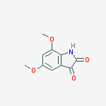 5,7-Dimethoxyisatin结构式