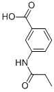Structure of 3-(propanoylamino)benzoic acid