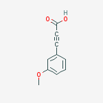 Structure of 3-(3-methoxyphenyl)prop-2-ynoic acid