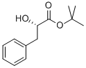 Structure of Benzenepropanoic acid,a-hydroxy-, 1,1-dimethylethyl ester,(S)-