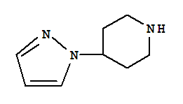 Structure of 4-(1H-Pyrazol-1-yl)piperidine