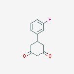 5-(3-Fluorophenyl)cyclohexane-1,3-dione结构式
