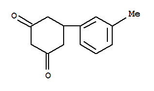 Structure of 1,3-Cyclohexanedione,5-(3-methylphenyl)-