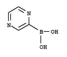 Structure of Pyrazin-2-yl-boronic acid