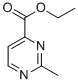 Structure of ethyl 2-methylpyrimidine-4-carboxylate