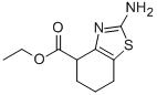 Structure of ETHYL 2-AMINO-4,5,6,7-TETRAHYDRO-1,3-BENZOTHIAZOLE-4-CARBOXYLATE