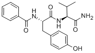 Structure of BZ-TYR-VAL-NH2