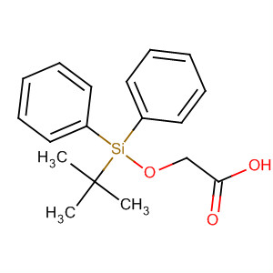 Structure of Acetic acid, [[(1,1-dimethylethyl)diphenylsilyl]oxy]-
