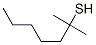 2-methylheptane-2-thiol 的化学结构式