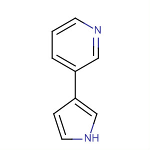 Structure of Pyridine, 3-(1H-pyrrol-3-yl)-