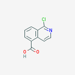 Structure of 1-chloroisoquinoline-5-carboxylic acid