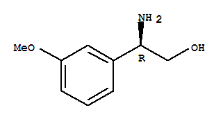 Structure of Benzeneethanol, b-amino-3-methoxy-, (bR)-