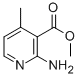 Structure of Methyl 2-amino-4-methylpyridine-3-carboxylate