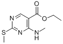 Structure of ETHYL 4-(METHYLAMINO)-2-(METHYLSULFANYL)-5-PYRIMIDINECARBOXYLATE