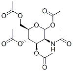 2-acetamido-1,3,4,6-tetra-O-acetyl-2-deoxymannopyranose结构式