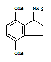 Structure of 1H-Inden-1-amine,2,3-dihydro-4,7-dimethoxy-