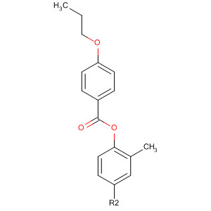 Structure of Benzoic acid, 4-propoxy-, 2-methyl-1,4-phenylene ester